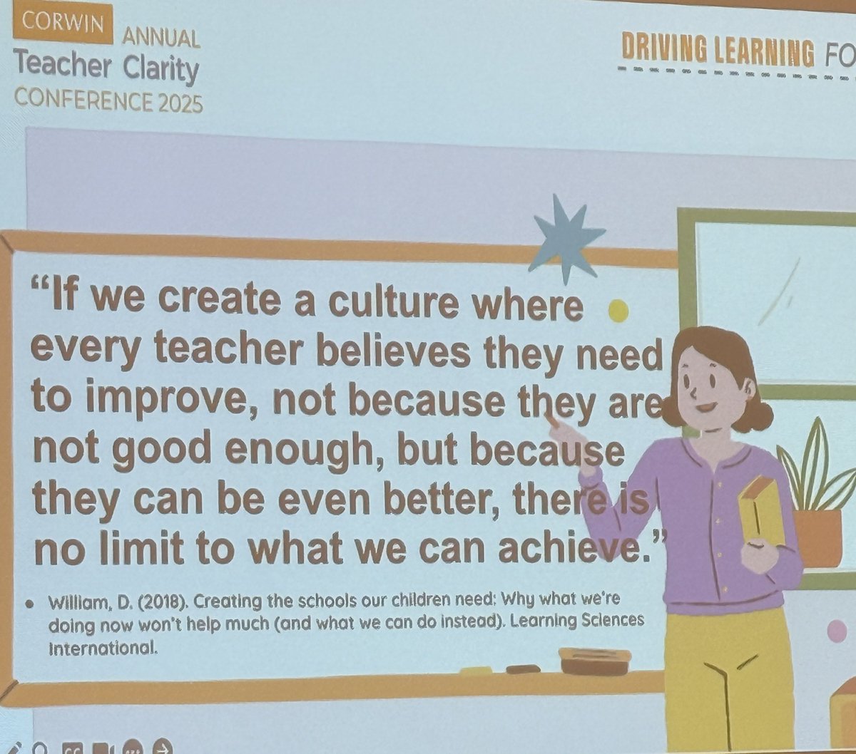 Collective Teacher Efficacy is believing I always have room to grow