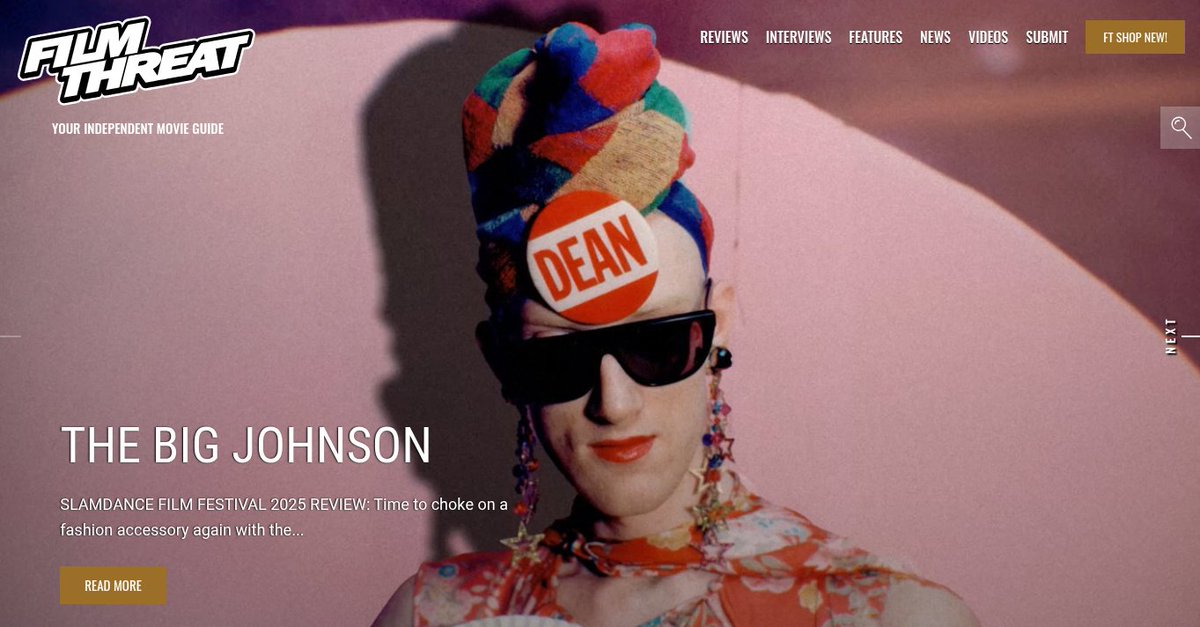 FilmThreat's tweet image. “…follows the legendary Lower East Side performance master Dean Johnson and his bands Dean &amp;amp; The Weenies and The Velvet Mafia.” Michael Talbot-Haynes looks at The Big Johnson; which screened @Slamdance.
filmthreat.com/reviews/the-bi… #Slamdance #FilmThreatSlamdance #Slamdance2025