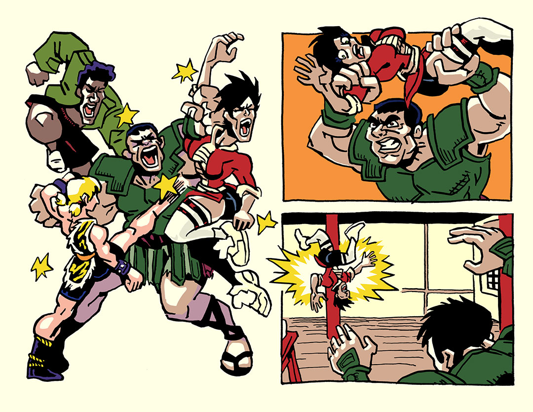 Mae the Master pg.18 
 #comics #comix #webcomic #manga #kungfu #martialarts #dragonball #MaetheMaster #HypnoSpiralComics