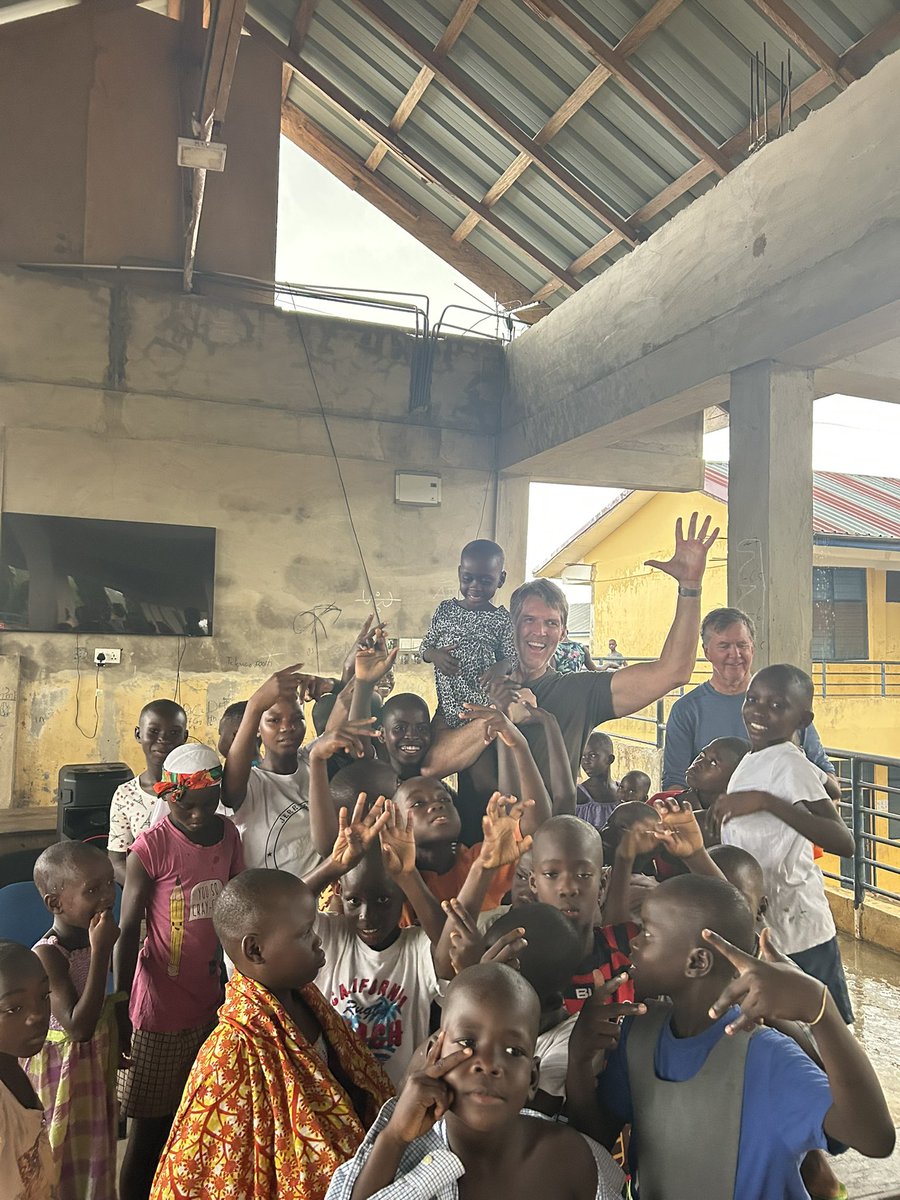 A great day with the kids at the Ghana Hovde Home.