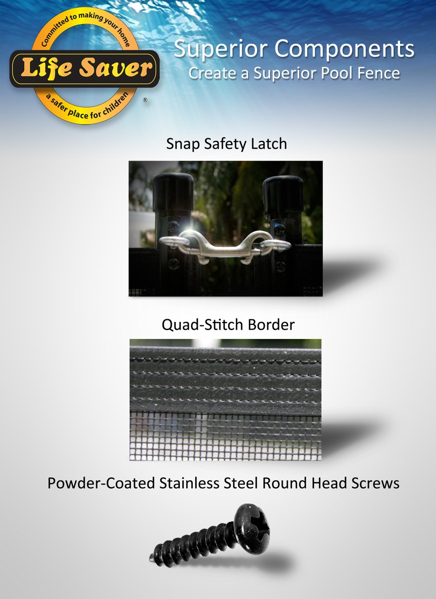 LTriad7969's tweet photo. At Life Saver Pool Fence of the Triad, we prioritize the safety of your loved ones. Our state-of-the-art pool fences are equipped with the best safety latches and quad stitching, ensuring a secure and aesthetically pleasing barrier. With a beautiful and transparent design, our... https://t.co/rCmtSmPCi1