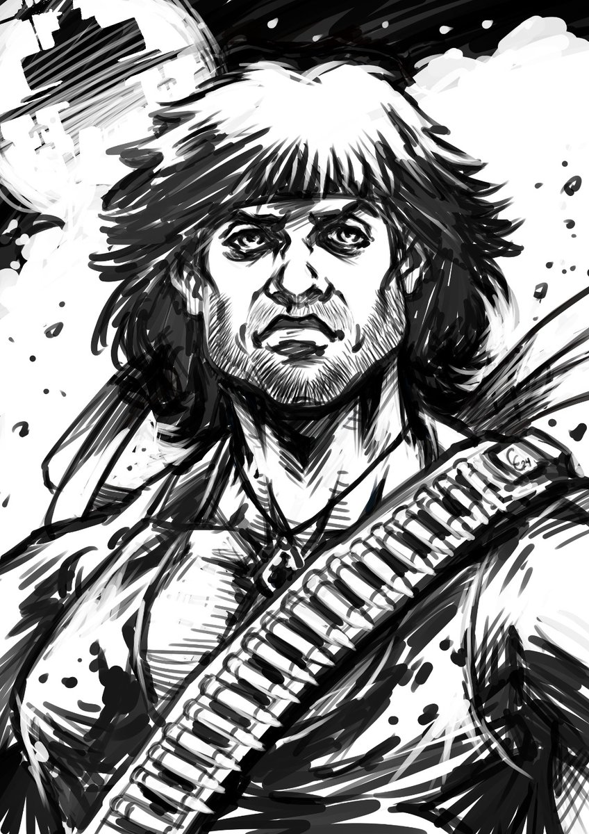 César Eduardo Art (@cesareduardoart) on Twitter photo ✨ John James RAMBO! ✨ Épica ilustración en blanco y negro. Un símbolo de lucha, resistencia y pura acción cinemática 💣💥 #pencil #ink #manga #comic #art #digitaldrawing #Anime #Cinema #film #movies <a href="/clip_celsys/">CLIP STUDIO PAINT(クリスタ)</a> <a href="/HuionEspanol/">Huion Español</a> <a href="/HuionTab/">Huion</a> <a href="/TheSlyStallone/">Sylvester Stallone</a> ✨ John James RAMBO! ✨ Épica ilustración en blanco y negro. Un símbolo de lucha, resistencia y pura acción cinemática 💣💥 #pencil #ink #manga #comic #art #digitaldrawing #Anime #Cinema #film #movies <a href="/clip_celsys/">CLIP STUDIO PAINT(クリスタ)</a> <a href="/HuionEspanol/">Huion Español</a> <a href="/HuionTab/">Huion</a> <a href="/TheSlyStallone/">Sylvester Stallone</a>
