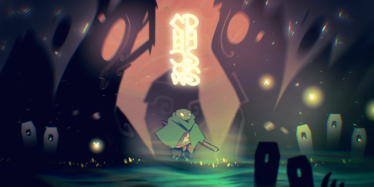 WWGAMINGNZ's tweet image. Shadow Pass. Token, Samurai frog. #gamedev #indiedev #game