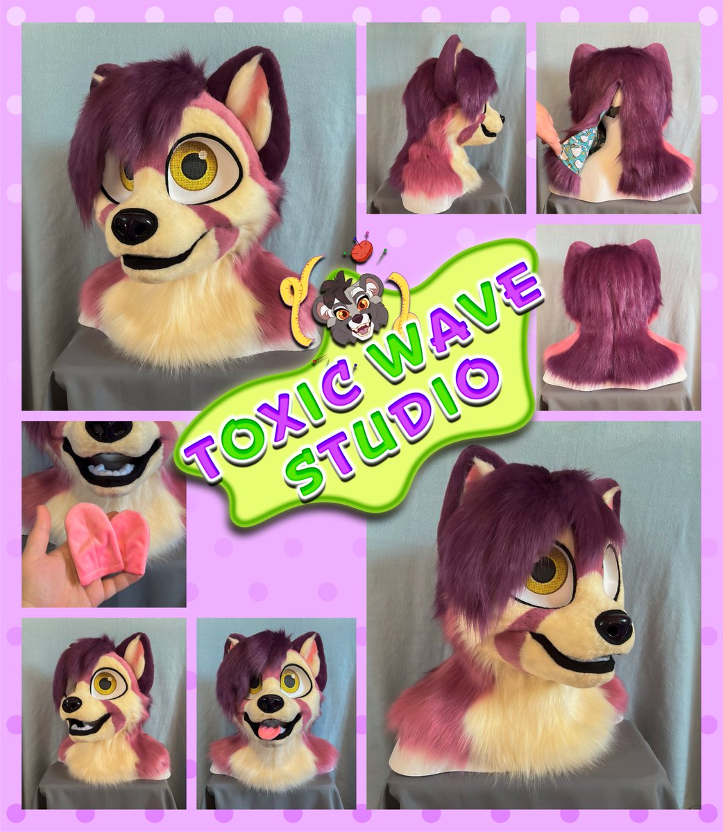 ToxicWaveStud's tweet photo. ✨Meet Mortimer✨
I've finally started working on improving the quality of photos for my portfolio!
He has already gone to his owner.
#fursuitmaker #fursuitshowcase #newfursuitmaker #fursuit #fursuits #fursuitmaking #fursuitmakers  #furry  #furryfandom #fursuitforsale https://t.co/iNNX9hPvXm