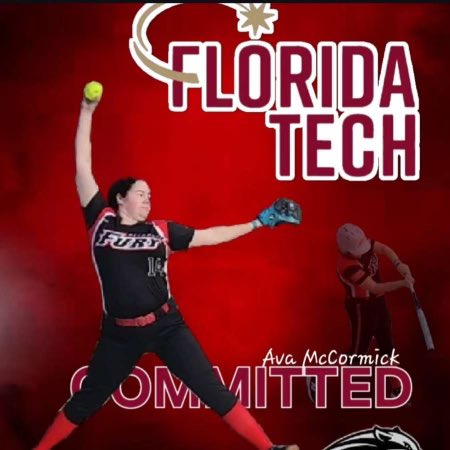 Congratulations to our 2025 P/1B Ava McCormick, who has committed to continue her academic and athletic career at Florida Tech!!
We are so proud of you and can’t wait to see what you do at the next level!! 
GO PANTHERS!! <a href="/FloridaTechSB/">Florida Tech Softball</a>