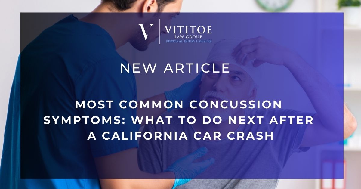 VititoeLaw's tweet image. Car crash head injury? Don&apos;t ignore the symptoms. Hidden concussions can be serious! Know the signs: s.mtrbio.com/dukrweobkz

#VititoeLawGroup #westlakevillage #legalblog #accidentlawyer #personalinjurylaw #california #concussion #caraccident #concussionawareness