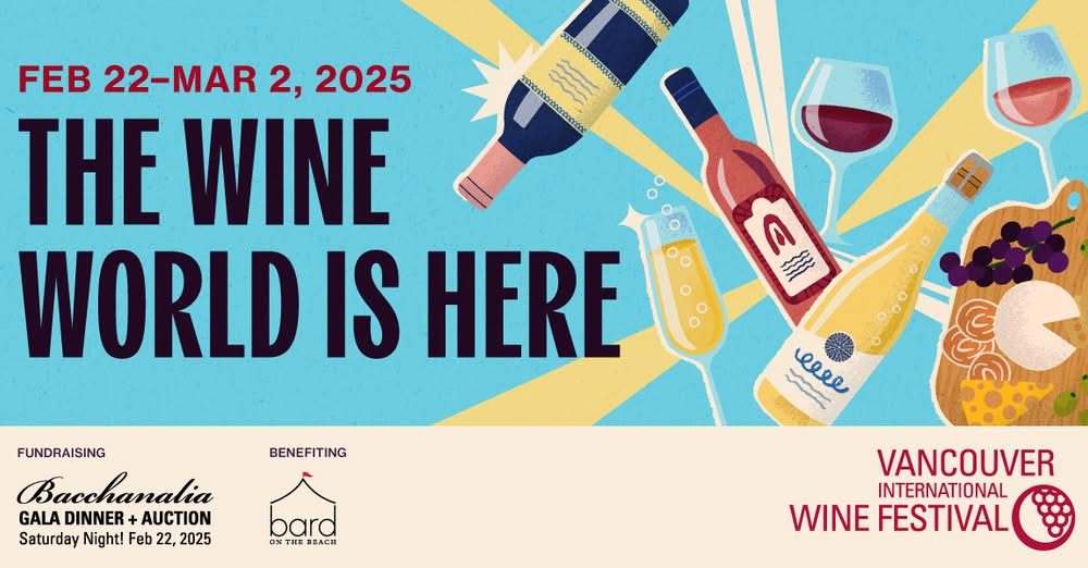 #VIWF E-NEWS: Taste the world in downtown Vancouver this week at #VanWineFest! Learn about events with tickets still available, including our series of International Festival Tastings, plus a couple of tools to get the most of your #VanWineFest experience. bit.ly/437GpoH