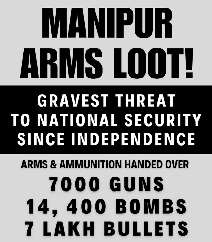 Kamginthan40473's tweet photo. #ManipurViolence arms and ammunition @manipur_police make looting freely to @ArambaiTen96606 #UNLFmpa #UNLFp #PLA #KCP in thi #PresidentialRule sir @RajBhavManipur should collected all the weapons @crpfindia @BSF_India @AssamRifles4 all this incident happens only in Imphal area. https://t.co/DFwzfiCNtJ