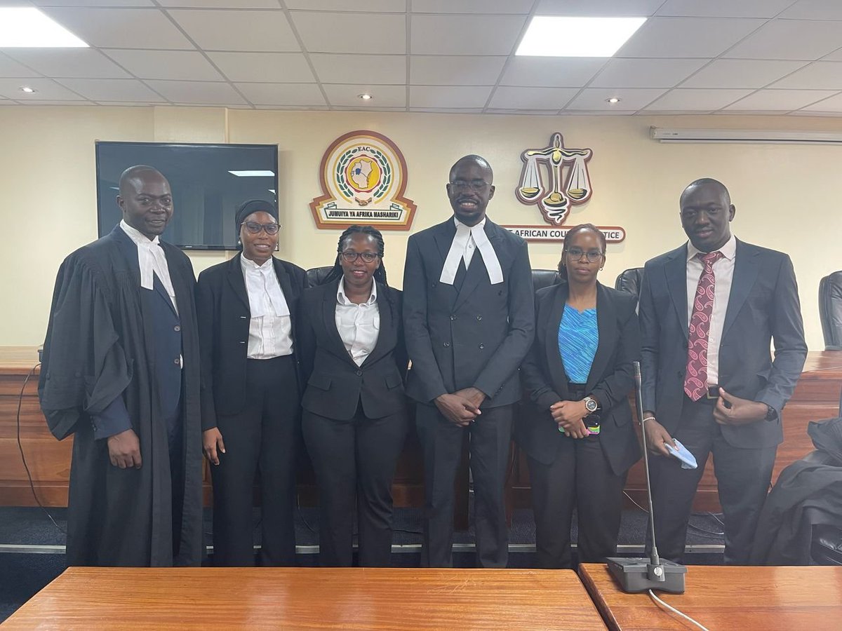 CefrohtUg's tweet photo. Our legal team appeared before the East African Court of Justice in Kigali today for the appeal in the #EACOP case against the governments of Uganda and Tanzania. We stand firm in demanding justice, emphasizing that this project must comply with regional and international laws. @Avaaz @RockefellerFdn @business @FordFoundation 
https://t.co/mSfEx3SQzv