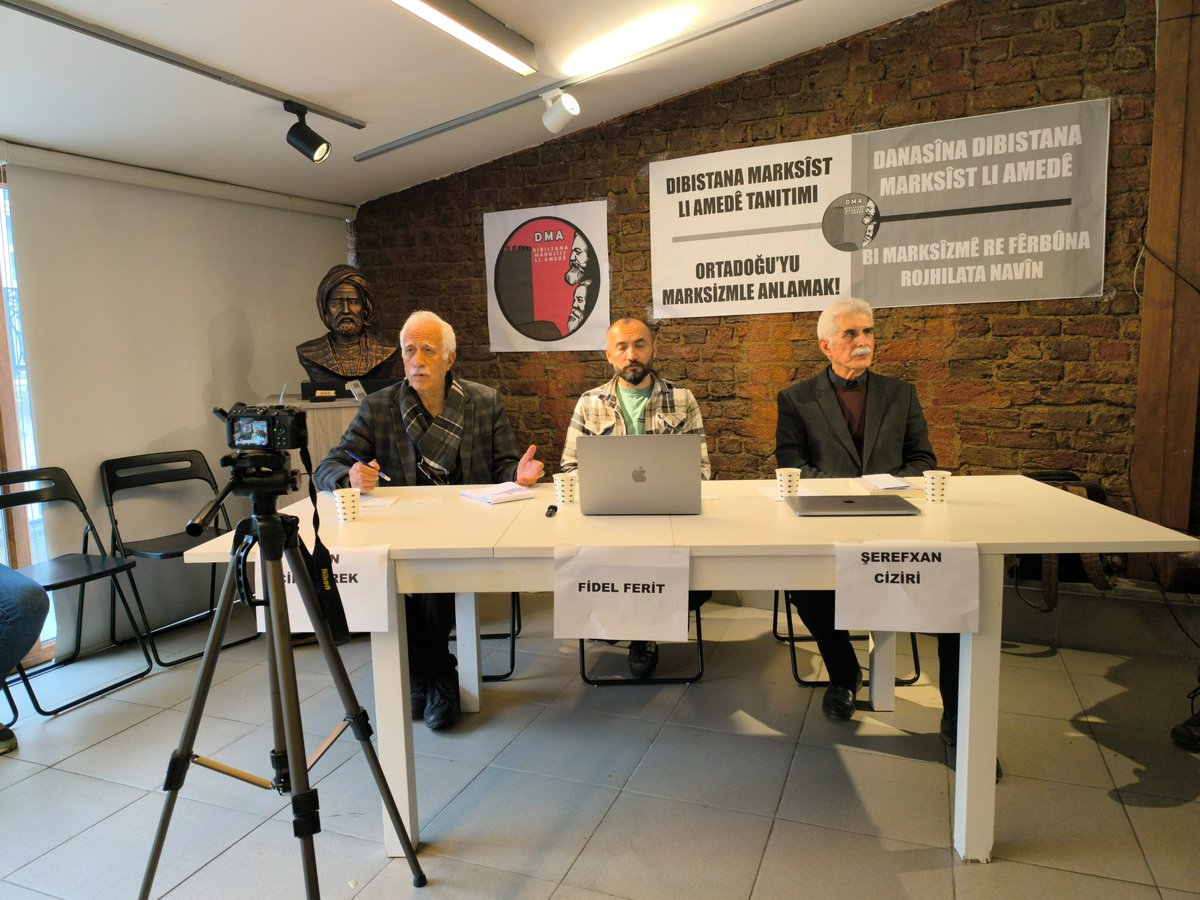 DMA İstanbul Tanıtım Toplantısı'nı başarıyla gerçekleştirdik. Kar kış demeden bizi dinlemeye gelen ve toplantıda emeği geçen tüm dost ve yoldaşlara teşekkür ederiz.
Ayrıca bize toplantı salonunu açan İsmail Beşikci Vakfı ve emekçilerine de sonsuz teşekkürlerimizi sunarız.