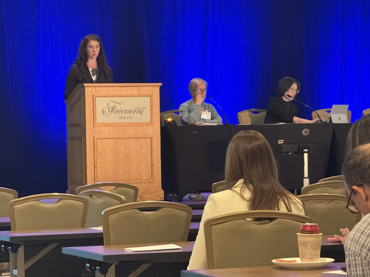 StanfordSurgery's tweet photo. Dr. Bamdad @UCLAHealth found surgical complications had both positive &amp; negative impacts on specialty selection. @LisaMKnowlton asks: How can programs integrate ongoing mentorship practices to help residents navigate emotional challenges &amp; mitigate negative impacts?  #PCSA2025 https://t.co/6r9xQ4sTgP