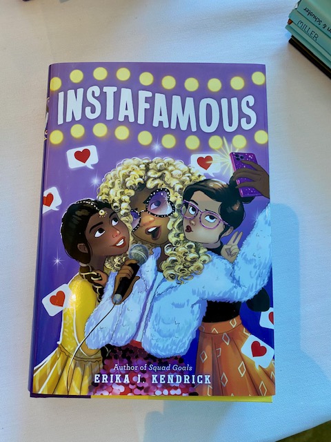 d61library's tweet photo. ✏️📚🌟National speaker and acclaimed author, Erika J. Kendrick, shared her books with us at the Anderson's Bookshop Children's Literature Breakfast on Saturday. Thank you! We love your books!😍 #D61Learns, @D61EJH, #ABCLB, @DarienSD61 https://t.co/DF0FLZV8QH