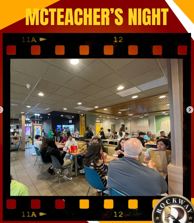 rmsfalcons's tweet photo. THANK YOU FALCONS! We had such a successful McTeacher’s Night! We can’t wait for the next share night! #CRORockway https://t.co/5vr0pFkfnc