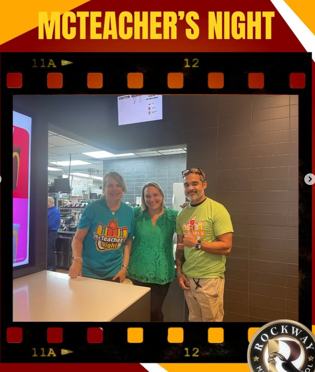 rmsfalcons's tweet photo. THANK YOU FALCONS! We had such a successful McTeacher’s Night! We can’t wait for the next share night! #CRORockway https://t.co/5vr0pFkfnc
