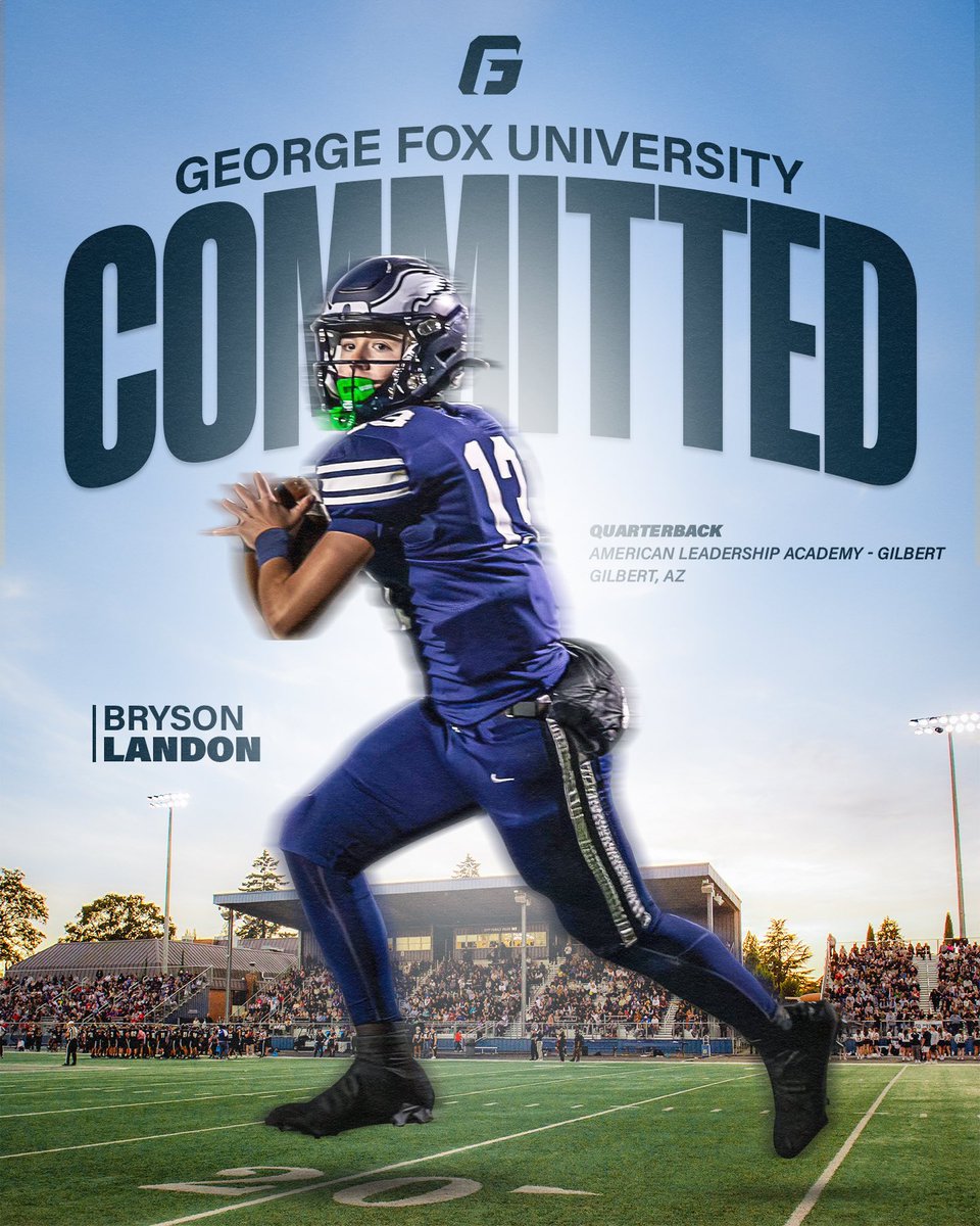 Bryson Landon (@bryson_landon13) on Twitter photo Home ๐ ๐ป๐ป๐ป๐ป
I want to thank <a href="/SpencerCrace/">Spencer Crace</a> for extending my offer to George Fox and this is what Iโm calling home for the next 4 years!!
<a href="/TyDetmer14/">Ty Detmer</a> <a href="/CoachJWood2/">Juston Wood</a> Home ๐ ๐ป๐ป๐ป๐ป
I want to thank <a href="/SpencerCrace/">Spencer Crace</a> for extending my offer to George Fox and this is what Iโm calling home for the next 4 years!!
<a href="/TyDetmer14/">Ty Detmer</a> <a href="/CoachJWood2/">Juston Wood</a>