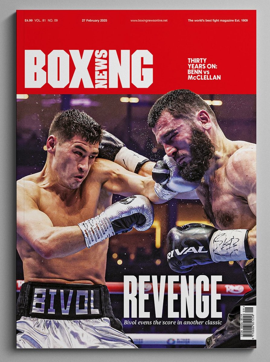 #BeterbievBivol2 chuffed to get the cover of Boxing News from such a memorable night