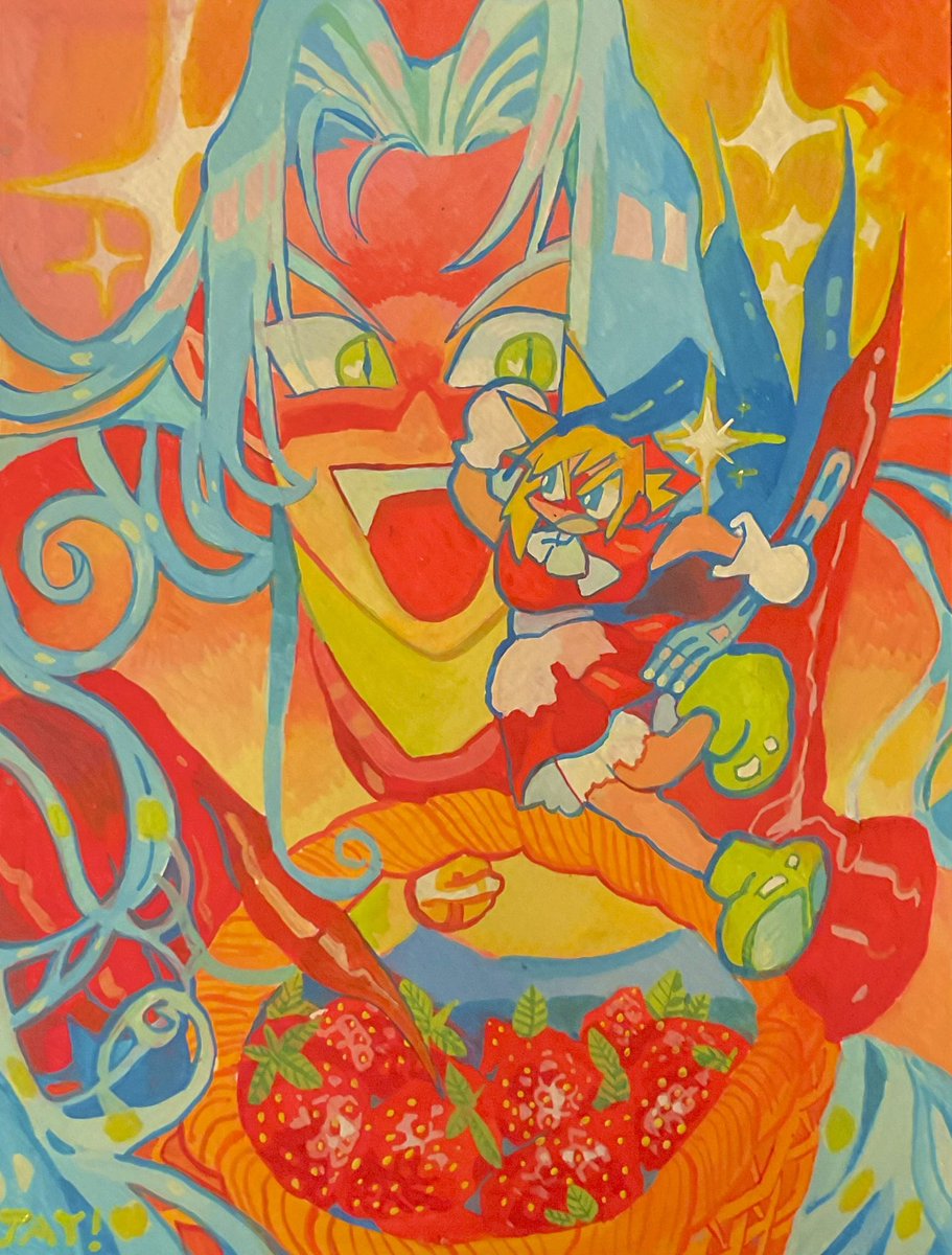 splatbones's tweet image. gouache !