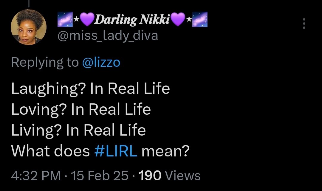 miss_lady_diva's tweet photo. @lizzo I KNEW it was one of them! 🥰💜🫶🏾
#LIRL https://t.co/Th4mbJutRr