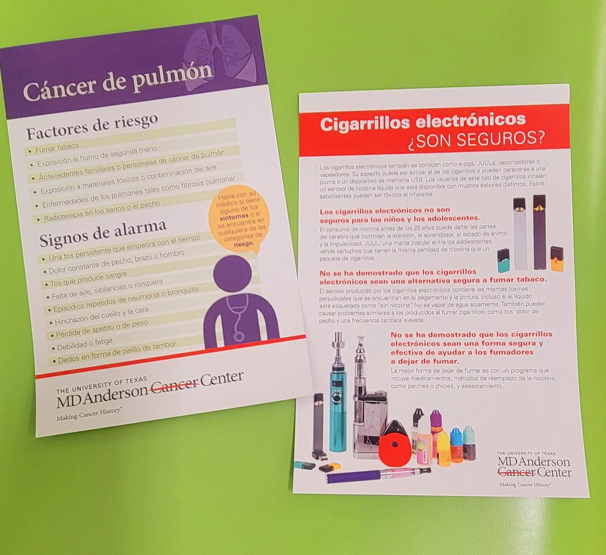 Luvelyo's tweet image. Success starts @Vines_AISD, and parents are dedicated to keeping tobacco and vaping out of the hands of their kids. Thank you, @JacquieKortz, for helping @MDAndersonNews #EndCancer.
