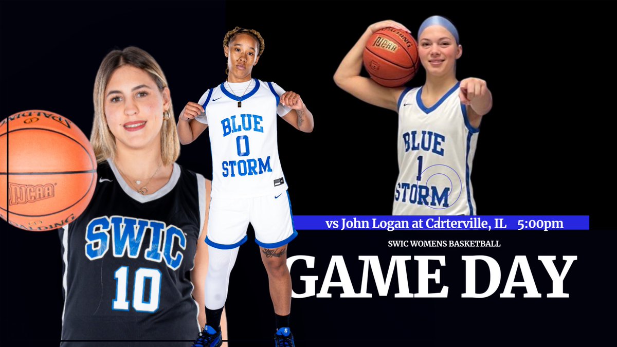 SWICWBB's tweet photo. @SWICWBB travels to Carterville, Illinois for a GRAC/Region 24 matchup with John A. Logan College. Tip-off is 5pm! 💙💨🏀💯🔥 #United #BlueStormwarning 

Livestream link: 

https://t.co/ZSbBtjkdQh

https://t.co/qBfrUvexA4 https://t.co/PerZaKWscd