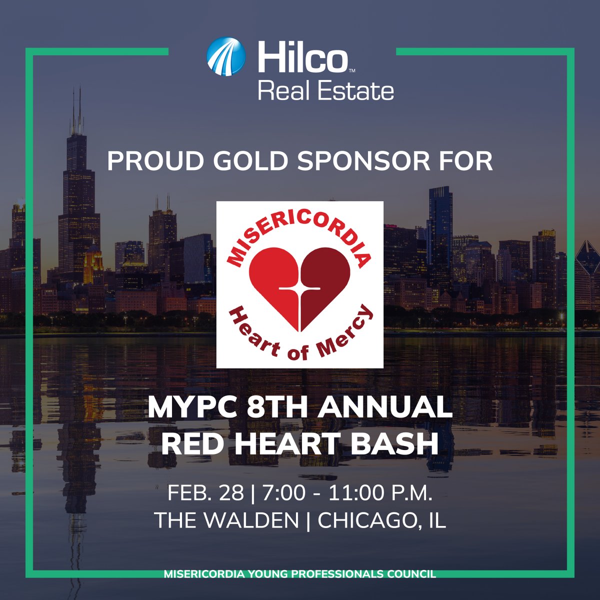 HilcoRealEstate's tweet photo. #HilcoRealEstate is proud to be a gold sponsor of the 8th annual #RedHeartBash, hosted by #Misericordia &amp; the #MYPC.

Learn how to support Misericordia’s mission of providing opportunities for individuals with developmental disabilities at https://t.co/WK9w5jorst.

#philanthropy https://t.co/2yBETJxZbv