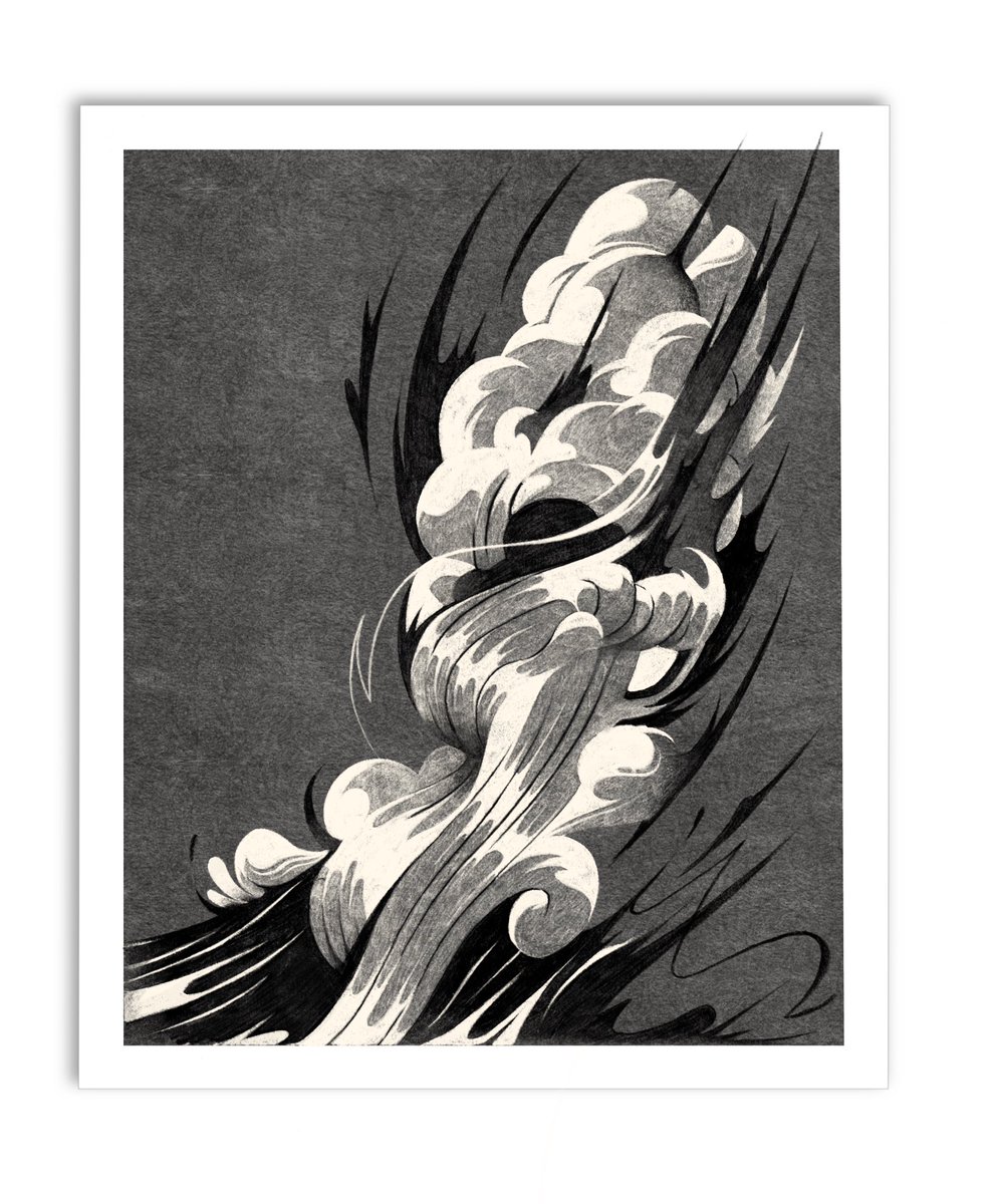 Bub_x's tweet photo. #Elements #BlackHole #Procreate #illustration #pencil #art #Contemporary https://t.co/FeXUurj1kR