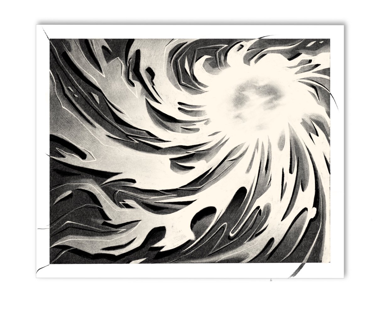 Bub_x's tweet photo. #Elements #BlackHole #Procreate #illustration #pencil #art #Contemporary https://t.co/FeXUurj1kR