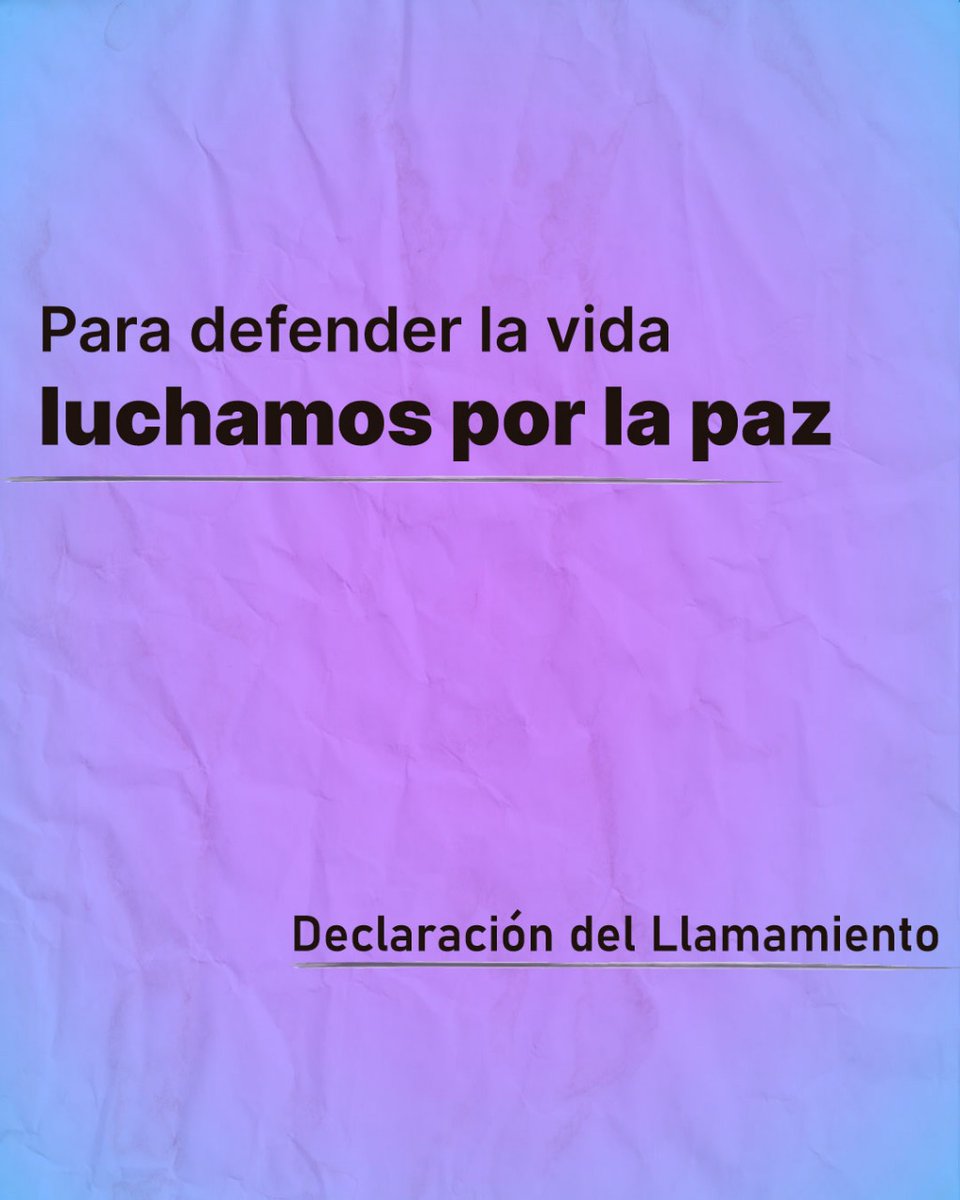 llamamientoar's tweet image. Declaración del Llamamiento Argentino Judío - llamamiento.net/2025/02/para-d…

*Para defender la vida luchamos por la paz*