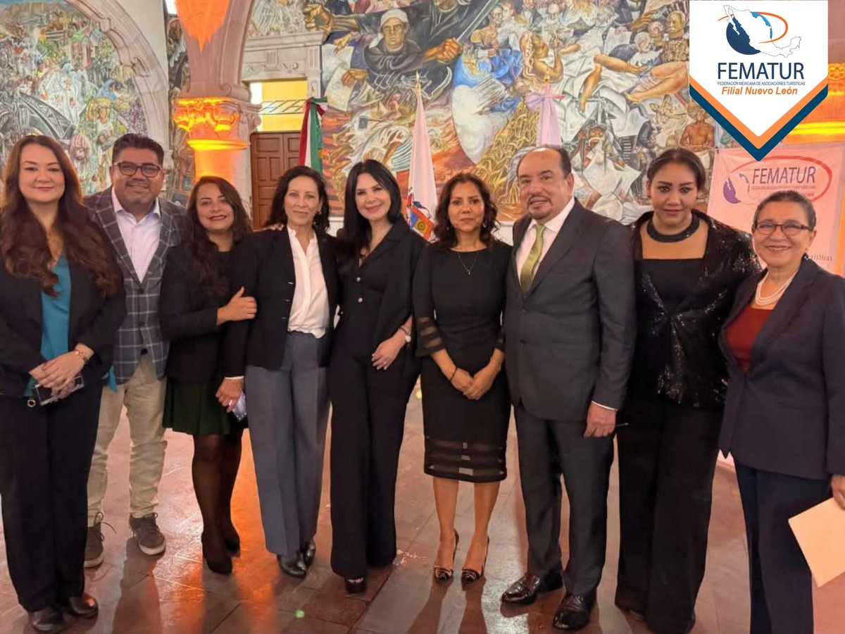 🔵 Toma de protesta de nuestra filial #Aguascalientes 
Fematur NL Presidente Baltazar Valdés presente en la Toma de Protesta de la Filial Aguascalientes.
queremos desearle a la Lic.Marisela Valdéz mucho éxito en su Gestión como Presidenta. #FEMATURAgs #FEMATURNL  #turismo #México