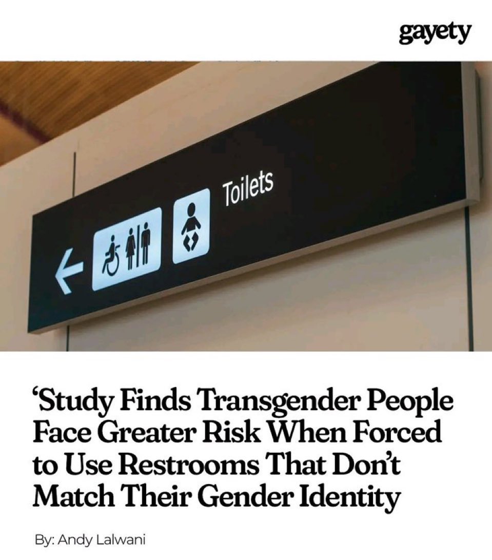 salltweets's tweet photo. “Study finds men who use the men’s bathroom are at risk” simply isn’t a believable argument once you use accurate language. https://t.co/IWy9OvqlUi