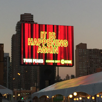 hairball1952's tweet photo. Billboard for Twin Peaks : The Return https://t.co/itOkaHmhAh