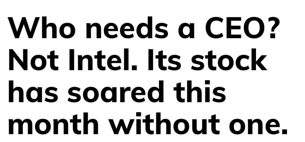 unusual_whales's tweet photo. Do you agree with this from MW on Intel, $INTC: https://t.co/Fro7Fu0o7U