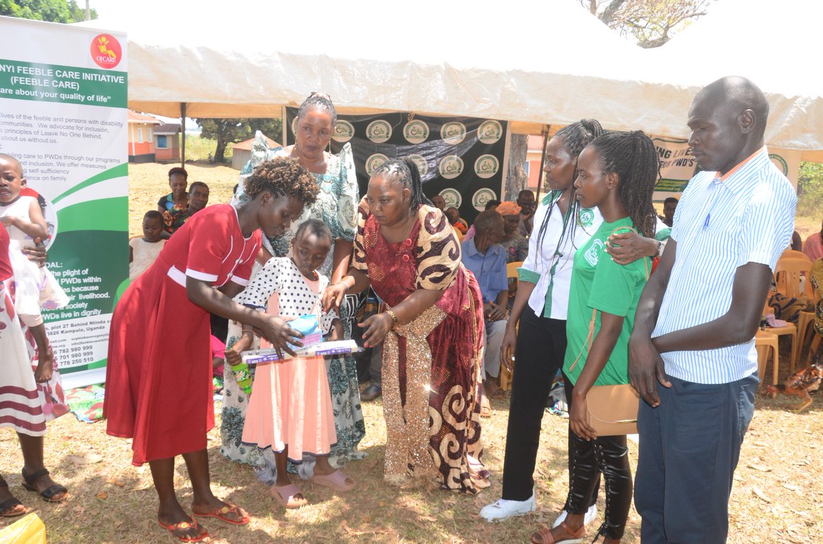 Sophie Kaseregenyi (@sophiekaserege2) on Twitter photo Earlier today <a href="/Feeble_Care_Ug/">SOPHGENYI FEEBLE CARE INITIATIVE (FEEBLE CARE)</a> distributed hygiene products, including reusable sanitary towels,soap,& sugar, to over 50 PWDs at Kyabigambire SubCounty offices Hoima Dst. The VHT emphasized the importance of body hygiene
#AdvocacyForInclusion #EmpoweringAbilities #AmplifyingVoices Earlier today <a href="/Feeble_Care_Ug/">SOPHGENYI FEEBLE CARE INITIATIVE (FEEBLE CARE)</a> distributed hygiene products, including reusable sanitary towels,soap,& sugar, to over 50 PWDs at Kyabigambire SubCounty offices Hoima Dst. The VHT emphasized the importance of body hygiene
#AdvocacyForInclusion #EmpoweringAbilities #AmplifyingVoices