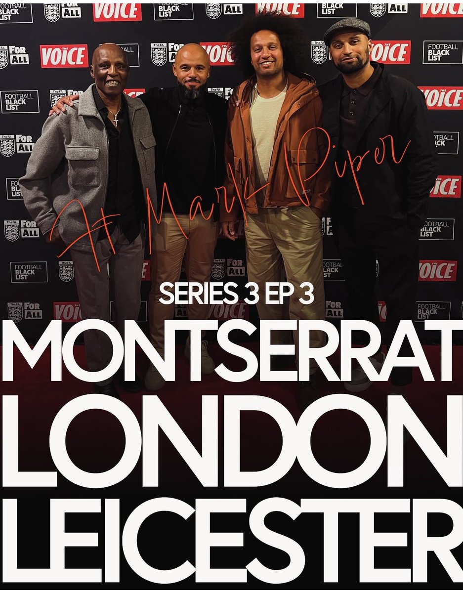 _mattpiper's tweet image. More people know my old man than they do me in Lestah!

So here’s our latest @ootd_podcast with the old boy himself 👇🏾

open.spotify.com/episode/4rV8rL…