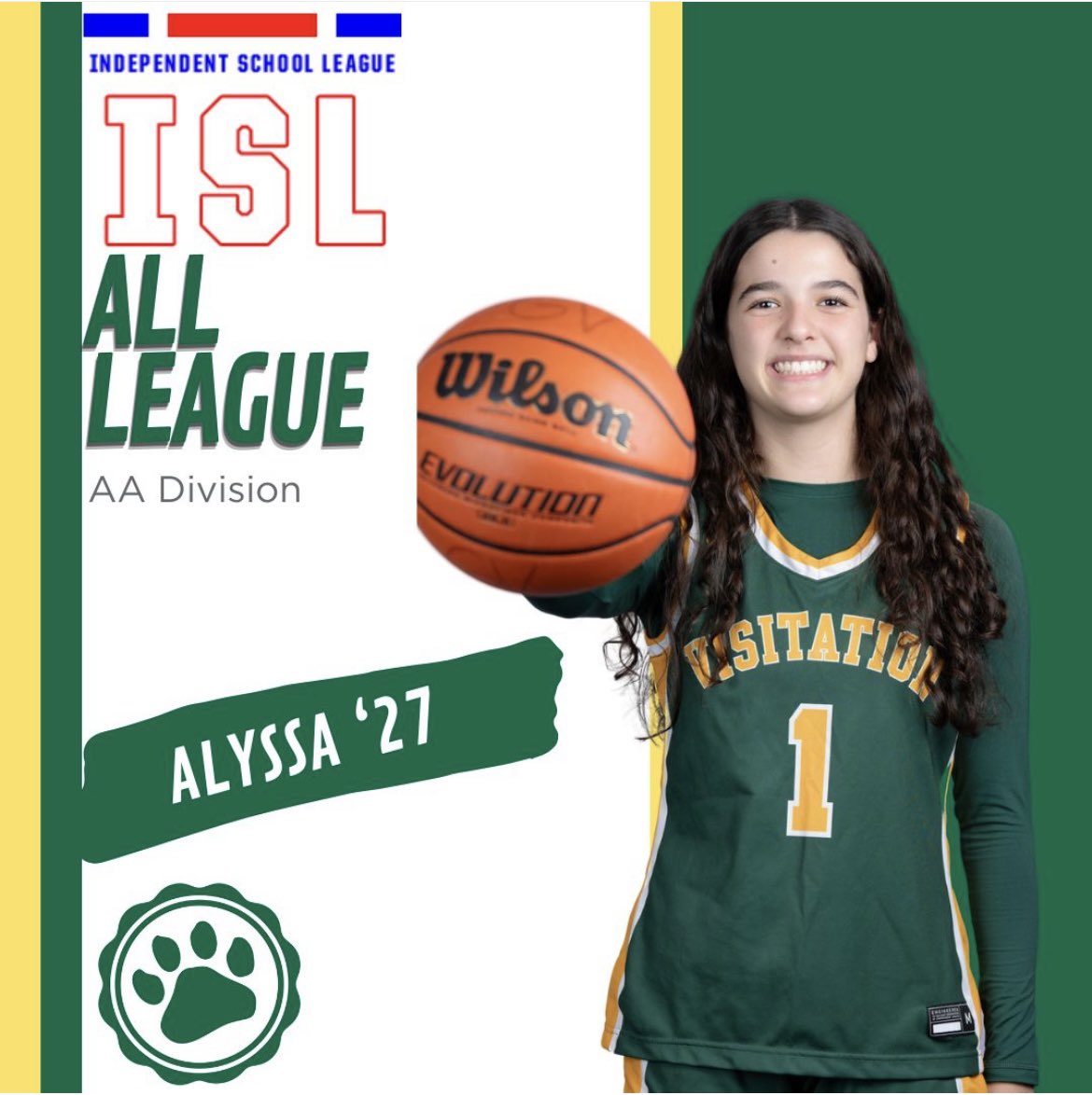 Thankful to be selected to the ISL All-League Team