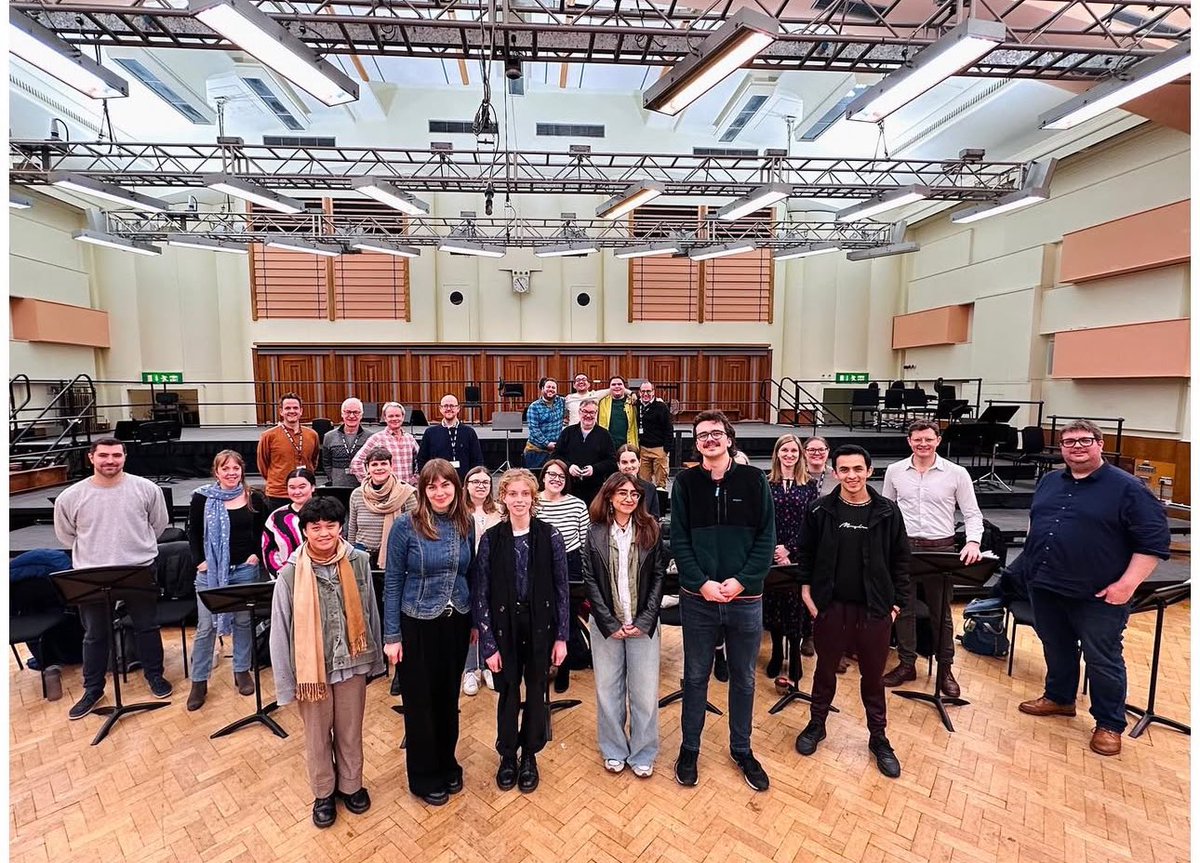 Nicholas Chalmers (@nic_chalmers) on Twitter photo <a href="/BBCSingers/">BBC Singers</a> with 6 composition students from <a href="/rncmlive/">Royal Northern College of Music</a>. A very collaborative composition workshop this afternoon in Maida Vale Studio 1. This partnership has been in place for over 20 years and it’s such a privilege to see the reaction from the students as the Singers bring their <a href="/BBCSingers/">BBC Singers</a> with 6 composition students from <a href="/rncmlive/">Royal Northern College of Music</a>. A very collaborative composition workshop this afternoon in Maida Vale Studio 1. This partnership has been in place for over 20 years and it’s such a privilege to see the reaction from the students as the Singers bring their