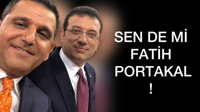 zekibahce's tweet photo. Ekrem'in, Üniversite de bir okul arkadaşı vardı ya Fatih Portakal, 
o da İstanbul Üniversitesi’ne İmamoğlu gibi Kıbrıs’tan yatay geçiş ile kayıt yaptırmış.

Bunun da diploması sahte çıkarsa seyredin cümbüşü. https://t.co/GTudiL7uUe
