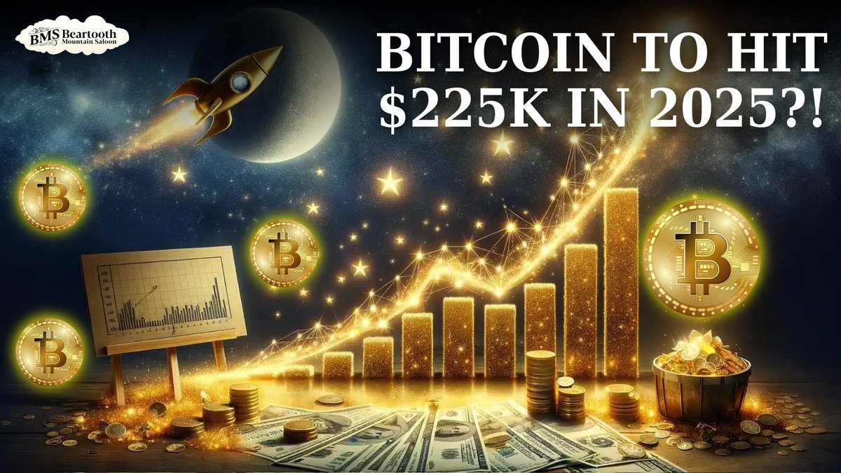 🚀 Bitcoin to $225K in 2025? Analysts say it’s possible! 📈

A BTC surge = higher mining rewards &amp; bigger gains for BMS holders. 💰🔥

Are you bullish or bearish? Let’s discuss! 👇 

#BitcoinBullRun #BMSRewards