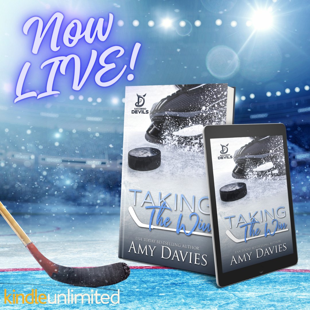 *• . 🏒 . • *            
Taking the Win
San Diego Devils Ice Hockey Romance 

🏒Universal: geni.us/TakingtheWin

#XBooks #hockeyromance #IceHockey #Devils #SanDiego