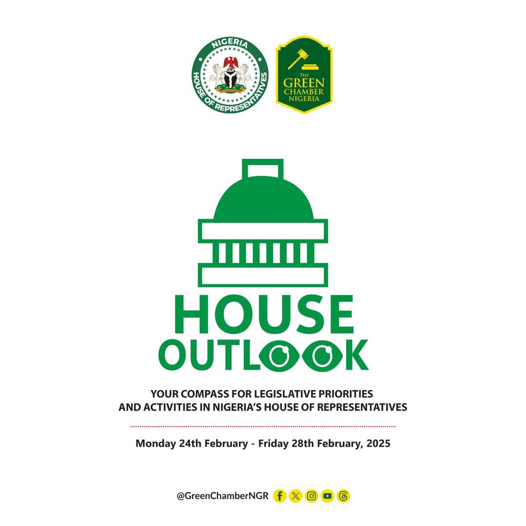 #HouseOutlook:  Monday, 24th - Friday, 28th February, 2025

Wondering what to expect at the Green Chamber this week?

🧵 

#HouseNGR