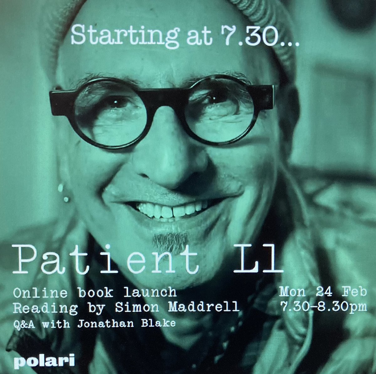 Julia (@chiaroscuro1897) on Twitter photo A great online launch tonight of ‘Patient L1’ - a brilliant verse memoir by <a href="/QueerManxPoet/">Simon Maddrell</a> speaking in the voice of @sweetbriar49 - from Polari Press. 👏🏻 ‘I’ll live a lot longer than you think…’ A great online launch tonight of ‘Patient L1’ - a brilliant verse memoir by <a href="/QueerManxPoet/">Simon Maddrell</a> speaking in the voice of @sweetbriar49 - from Polari Press. 👏🏻 ‘I’ll live a lot longer than you think…’