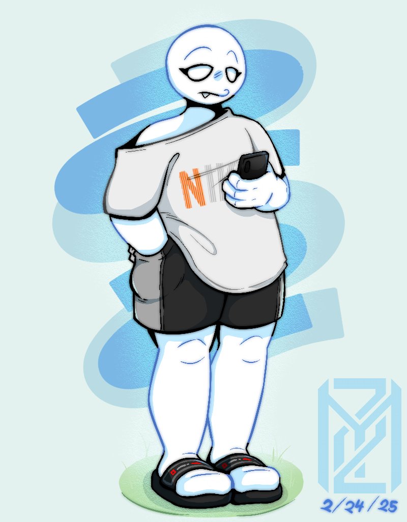 Just a reflection drawing.