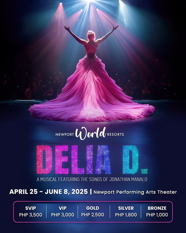 PaPiPh50823's tweet image. The one and only Mr. Music, #JonathanManalo's songs take center stage in #DeliaDMusical. 

📅 April 25 – June 8, 2025
📍 Newport Performing Arts Theater 

#StarPopPH