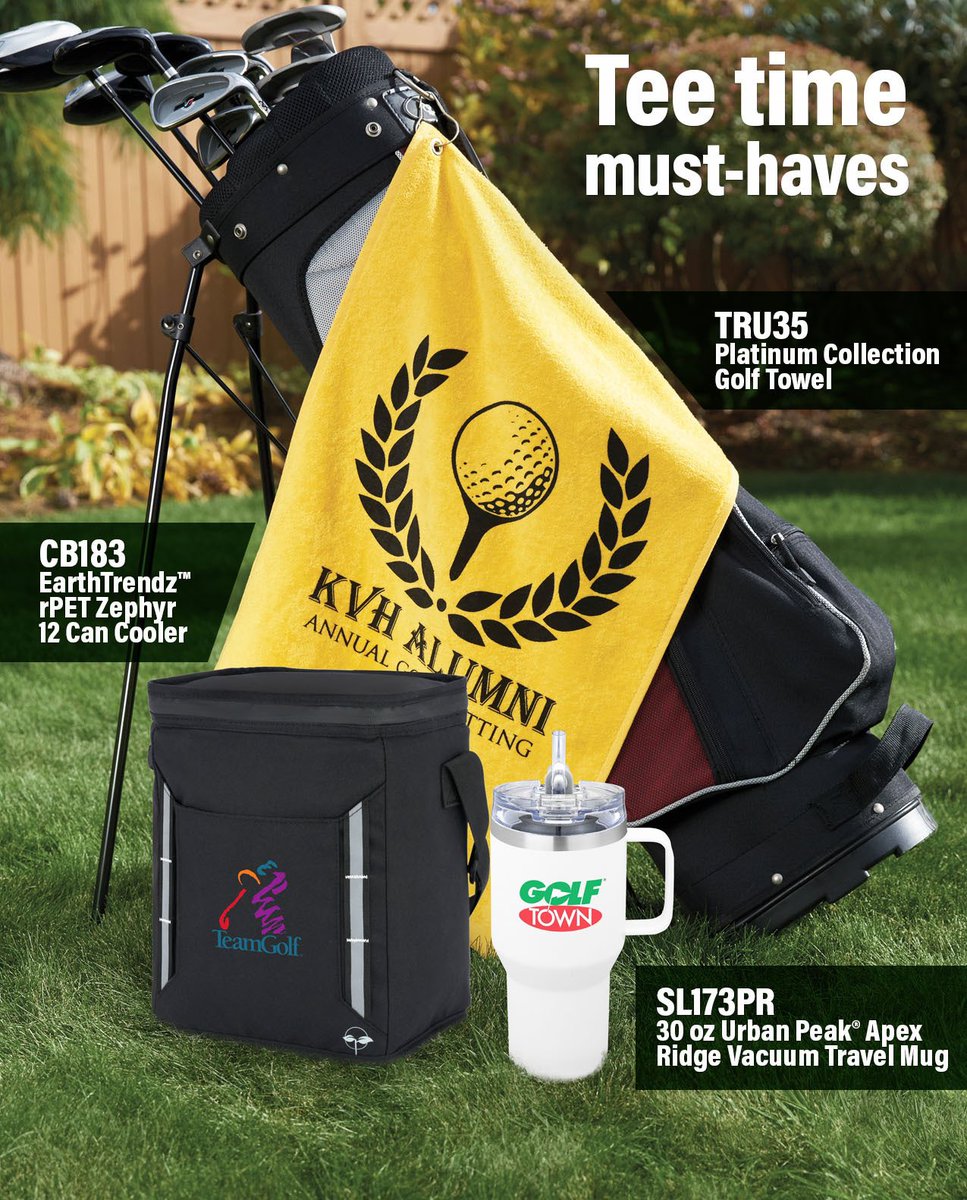 ⛳️ 🗣️ HEADS UP! 😉 

#GolfSeason is about to be in full *swing* 🏌️‍♂️…&amp; #GolfGifts are a perfect way to promote your brand! 👏

starline.com/search/tru35,c…

starline.com/products/Lifes…

#PromotionalProducts #GolfLife #CorporateGifts #CorporateGifting #CorporateGiftIdeas #CoolerBags ⛳️