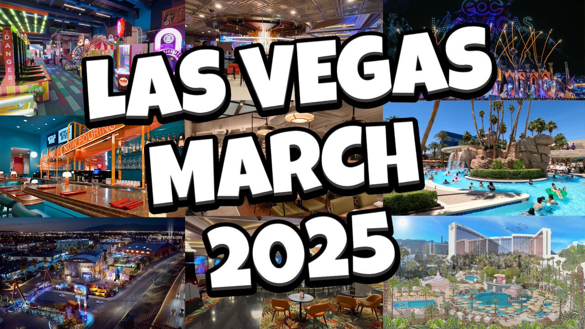 What's NEW in Las Vegas for MARCH 2025! News, Rumors, and Updates!
New Video: youtu.be/KSaEsghxZmQ
