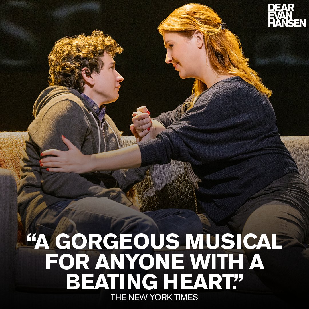 Dear MORGANTOWN, #DearEvanHansen will be here in ONE MONTH! Get your tickets 🎟️ now at events.wvu.edu/uas-24-25/dear… 
#WVU #DearEvanHansenonTour #YouWillBeFound #DearEvanHansen