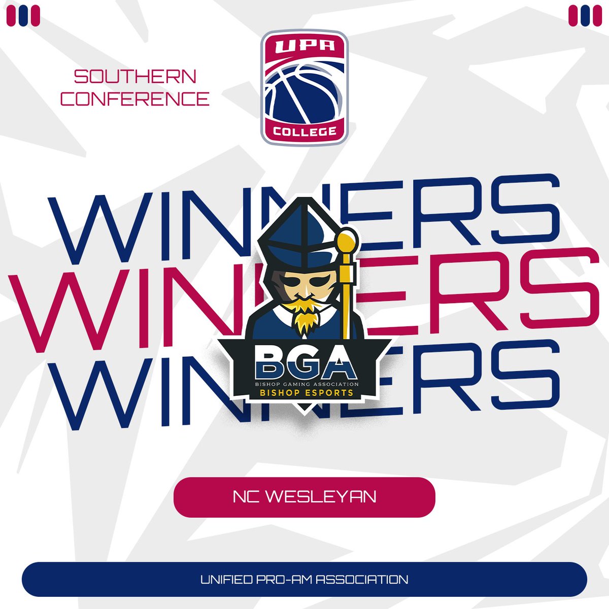 UPACollege's tweet photo. ๐ NC Wesleyan Bishops โ Southern Conference Champions! ๐
@BishopEsports dominated the Southern Conference with a 6-2 record, securing 1st place and earning a well-deserved bye in the upcoming conference tournament! ๐ฅ
Time to lock in for the championship run! ๐ฎ๐ช https://t.co/QzoTJ4qOYQ