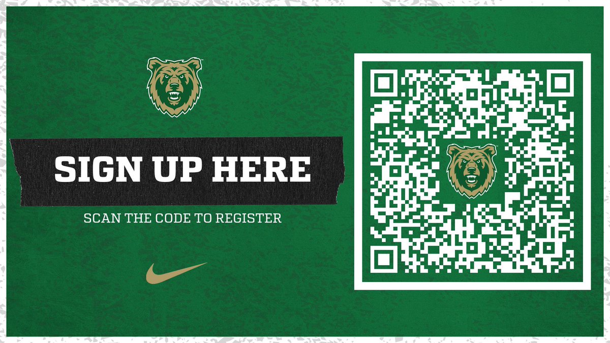 Make sure you get signed up for our 4th Annual Desert Showcase! Show up, show out, get offered. #BEARRAID #GreenAndGoldStandard #TheRightGuys #EarnIt