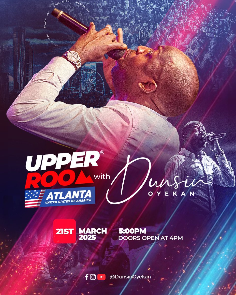 ATLANTA! Mark your calendar!!! Kindly spread the news everywhere!

More details coming!!! Turn on your notification.