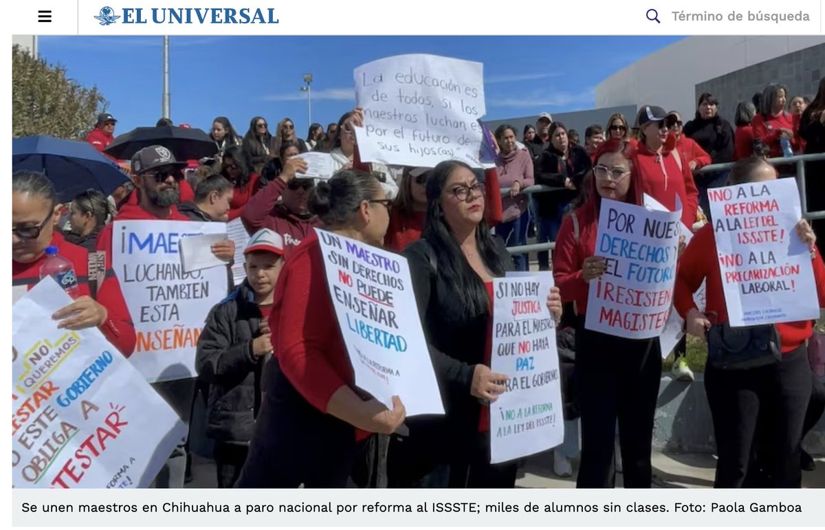 ¡Morena va por el salario de los trabajadores afiliados al <a href="/ISSSTE_mx/">ISSSTE</a> para obtener 3,400 millones!

¡NO hay medicamentos en los servicios de salud, pero quieren aumentar las cuotas a los trabajadores!

Primero los médicos, ahora los maestros en las calles protestando👇

Con una